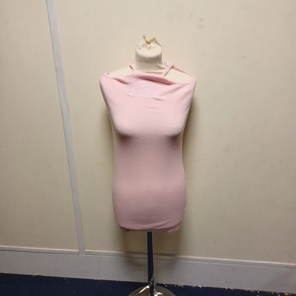 JACK WILLS JERSEY DRESS CRYSTAL ROSE 10-11YR 