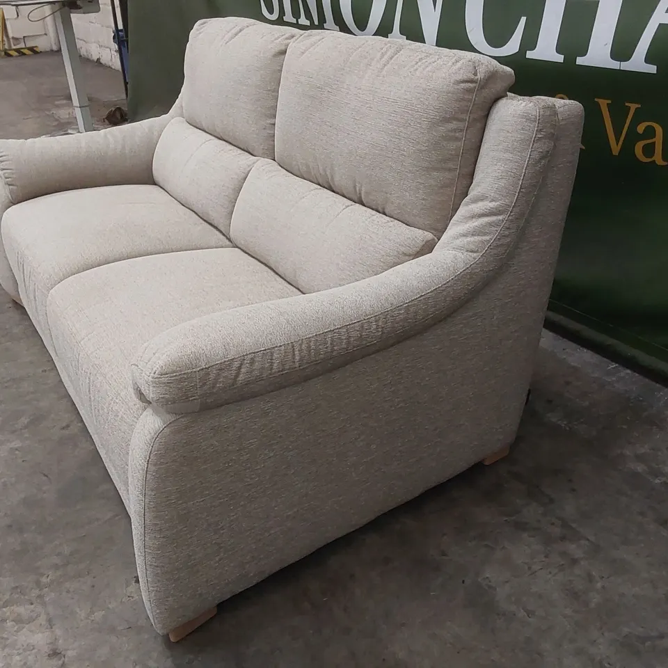QUALITY DESIGNER ITALIAN MADE DEGANO SLIM 3 SEATER FABRIC SOFA - SOFA