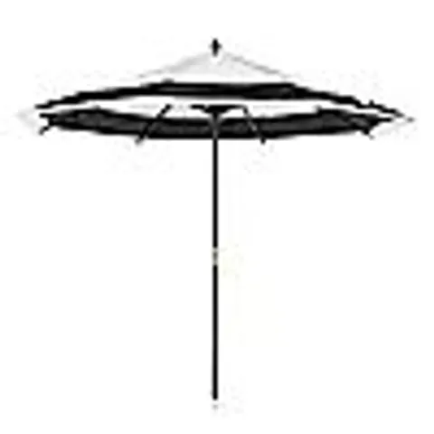 K BY KELLY HOPPEN 2.9M LUXURY PARASOL WITH WOODEN POLE & STORAGE BAG