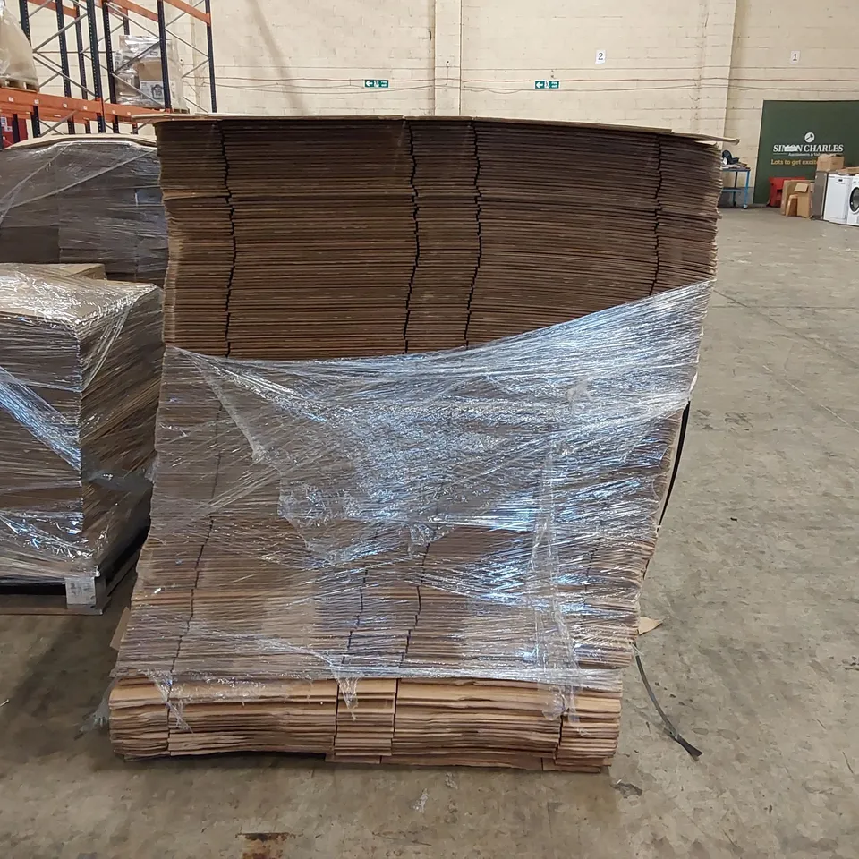 PALLET OF APPROXIMATELY 200 320X110X1365MM CARDBOARD BOXES