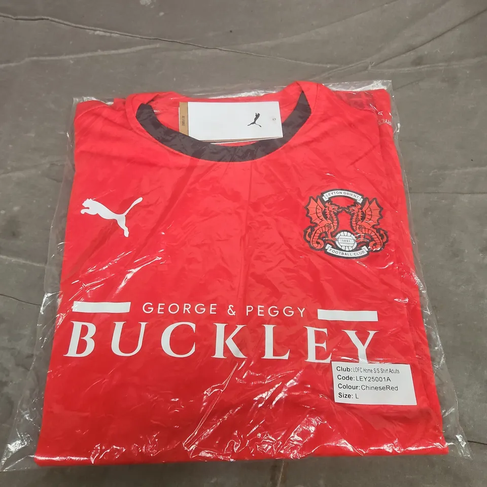 LEYTON ORIENT FOOTBALL JERSEY