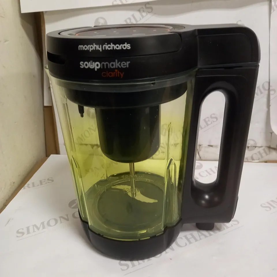 MORPHY RICHARDS CLARITY SOUP MAKER