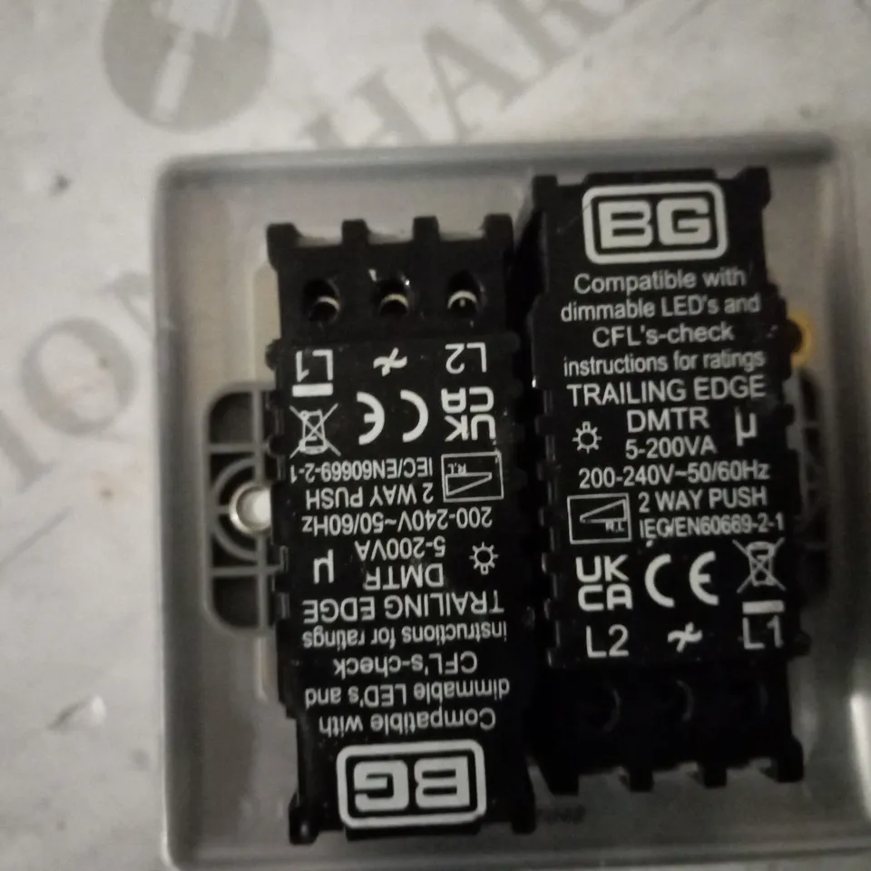 BG ELECTRICAL DOUBLE DIMMER INTELLIGENT LIGHT SWITCH
