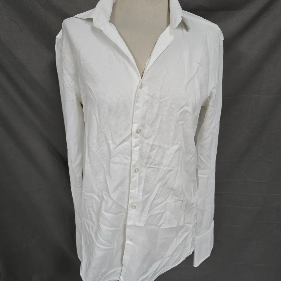 BOSS SLIM FIT SHIRT IN WHITE SIZE 15/12-39
