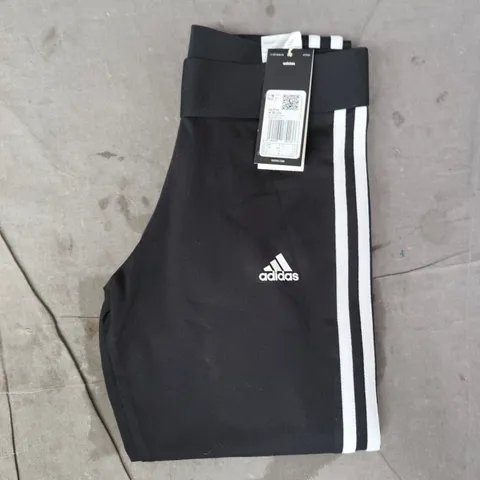 ADIDAS LEGGINGS IN BLACK/WHITE SIZE SMALL