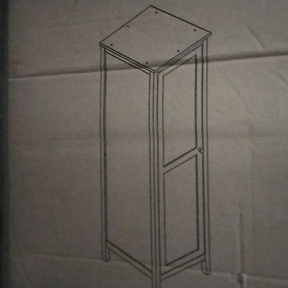 BOXED LYNTON SINGLE WARDROBE WHITE