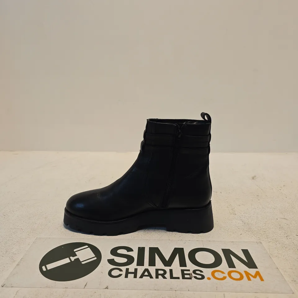 NEXT BLACK LEATHER ANKLE BOOTS – UK 7