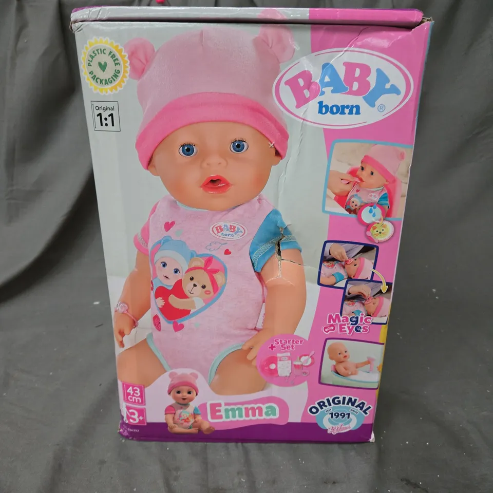 BABY BORN EMMA DOLL 43CM