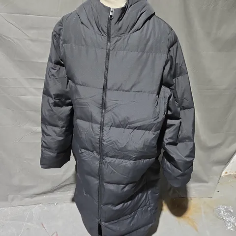 COS PUFFER COAT IN BLACK SIZE 14