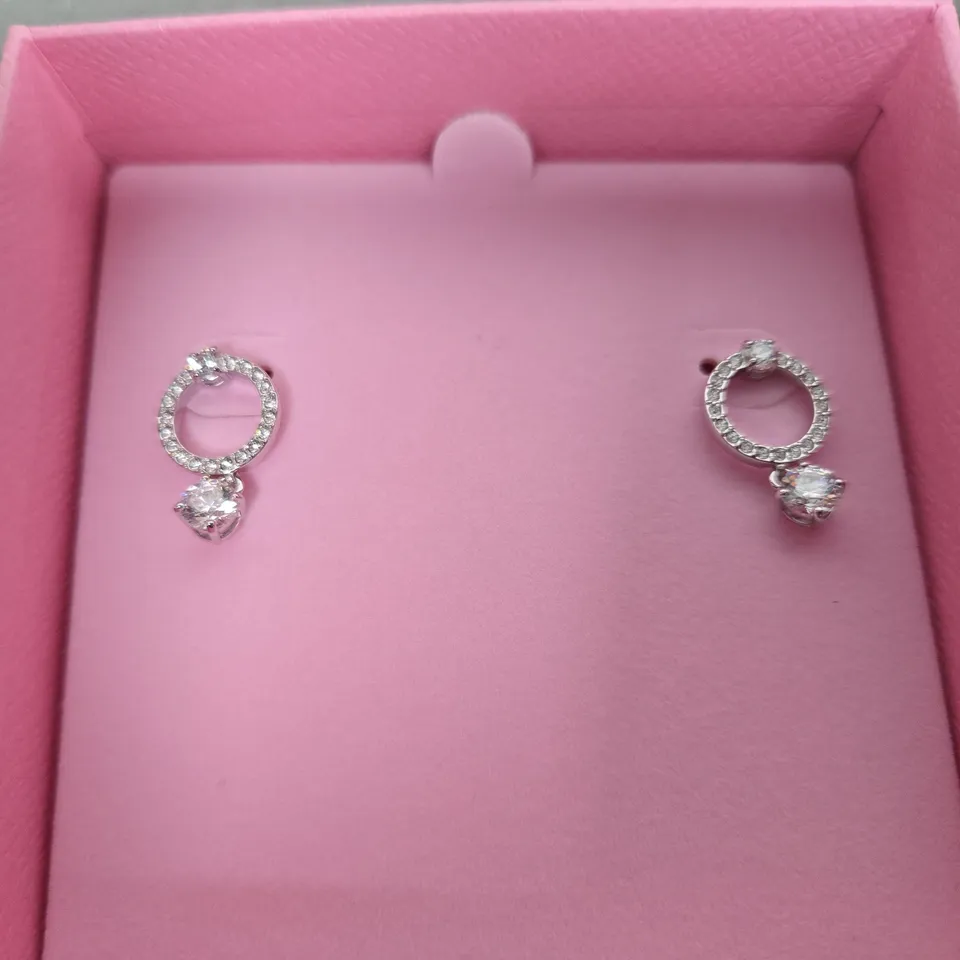 BOXED SWAROSKI CONSTELLA HOOP EARRINGS 