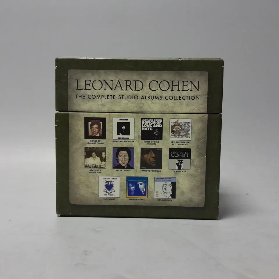 LEONARD COHEN – THE COMPLETE STUDIO ALBUMS COLLECTION