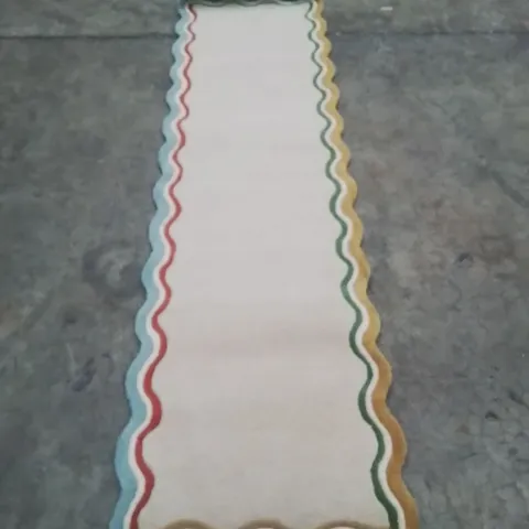 QUALITY DESIGNER AREA RUG - APPROXIMATELY 220X60CM