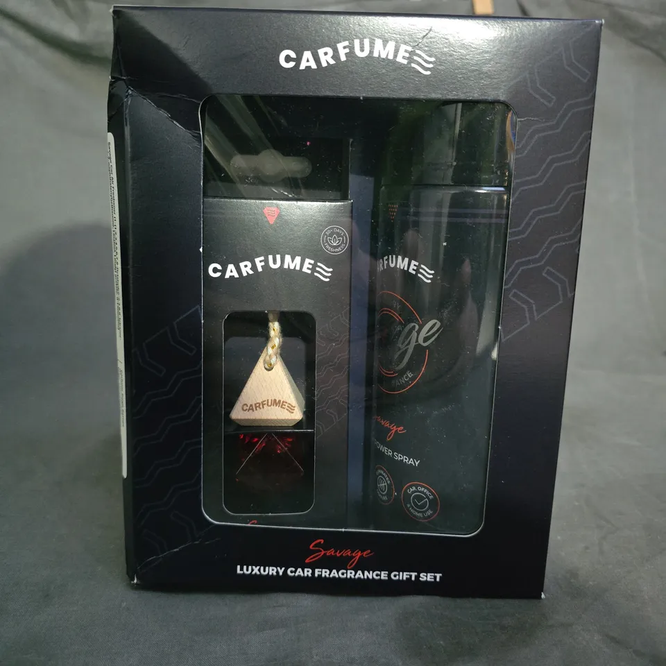 CARFUME Luxury Car Fragrance Gift Set – Savage