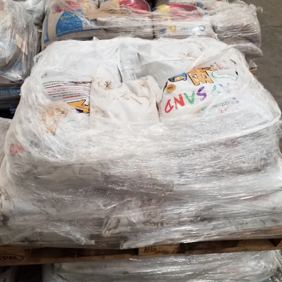 2 PALLETS EACH CONTAINING APPROXIMATELY 35 BAGS OF PLAY SAND