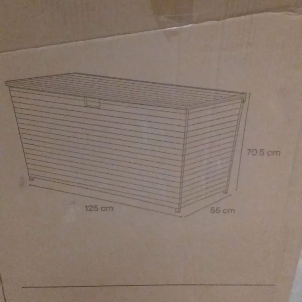 GOOD HOME ALUMINIUM & SYNTHETIC RATTAN STORAGE BOX