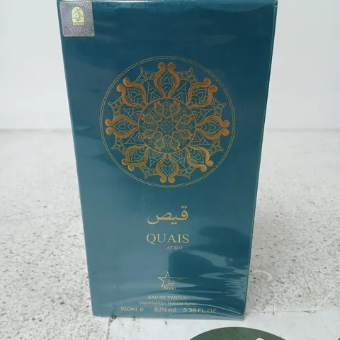 BOXED AND SEALED ARYAN AYKO QUAIS 100ML EAU DE PARFUM