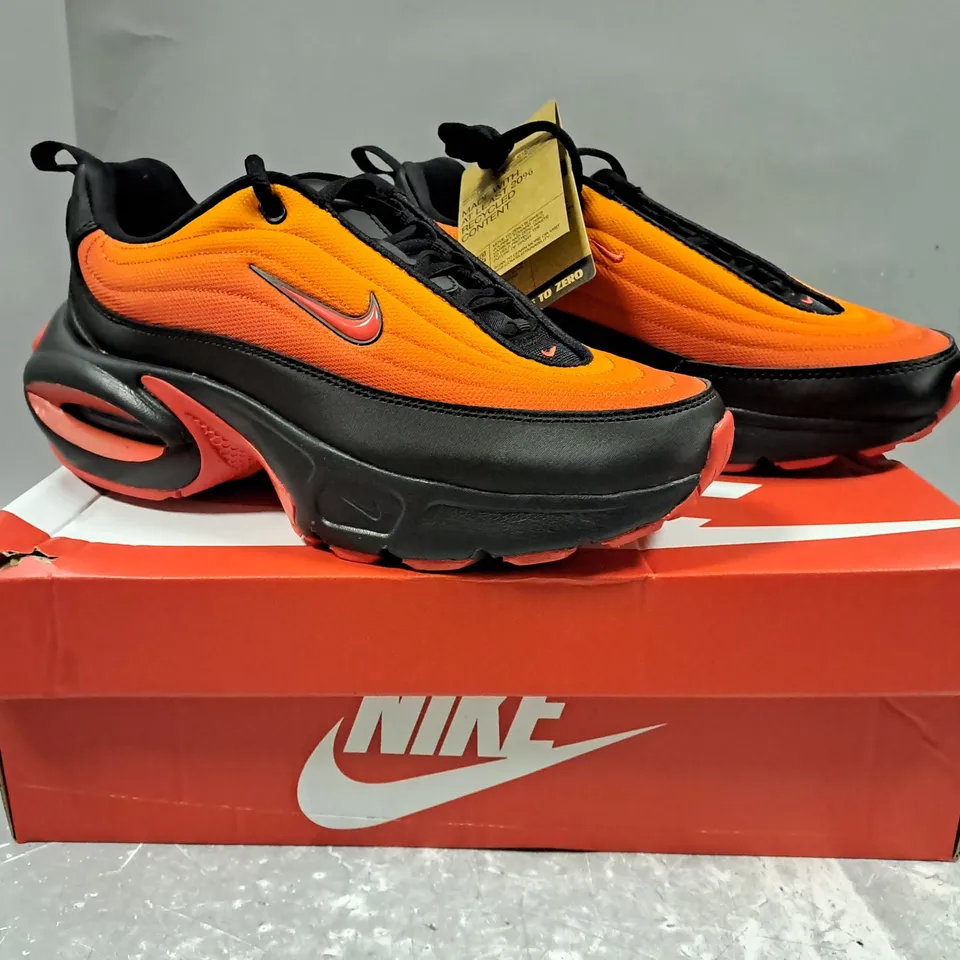 BOXED PAIR OF NIKE WOMEN'S AIR MAX PORTAL SHOES IN RED/ORANGE GRADIENT UK SIZE 6