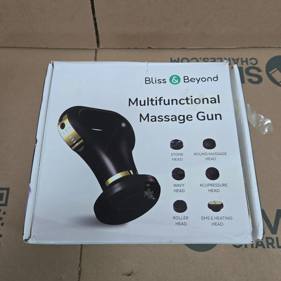 BLISS & BEYOND MULTIFUNCTIONAL MASSAGE GUN
