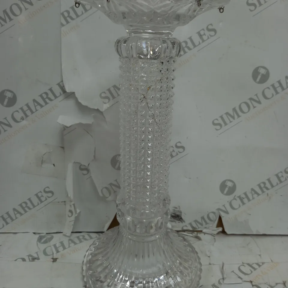 BOXED JULIAN MACDONALD PRE LIT GLASS LIGHT