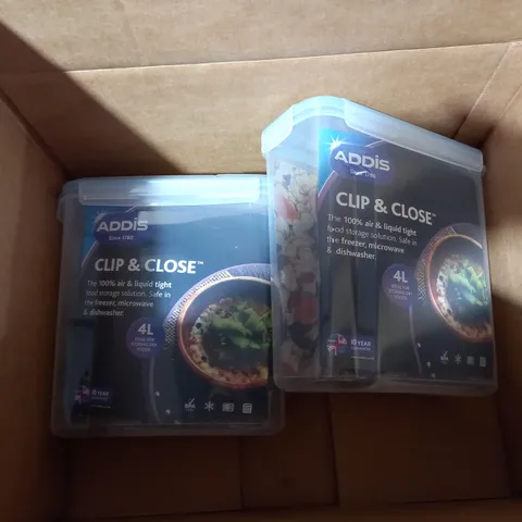 TWO ADDIS CLIP & CLOSE SET 4L