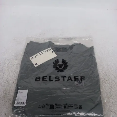 BELSTAFF LONG-SLEEVED T-SHIRT – ATLANTIC GREY – UK SIZE L