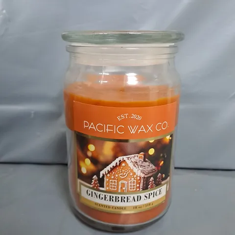 BOX OF 6 PACIFIC WAX CO CANDLES - GINGERBREAD SPICE - COLLECTION ONLY