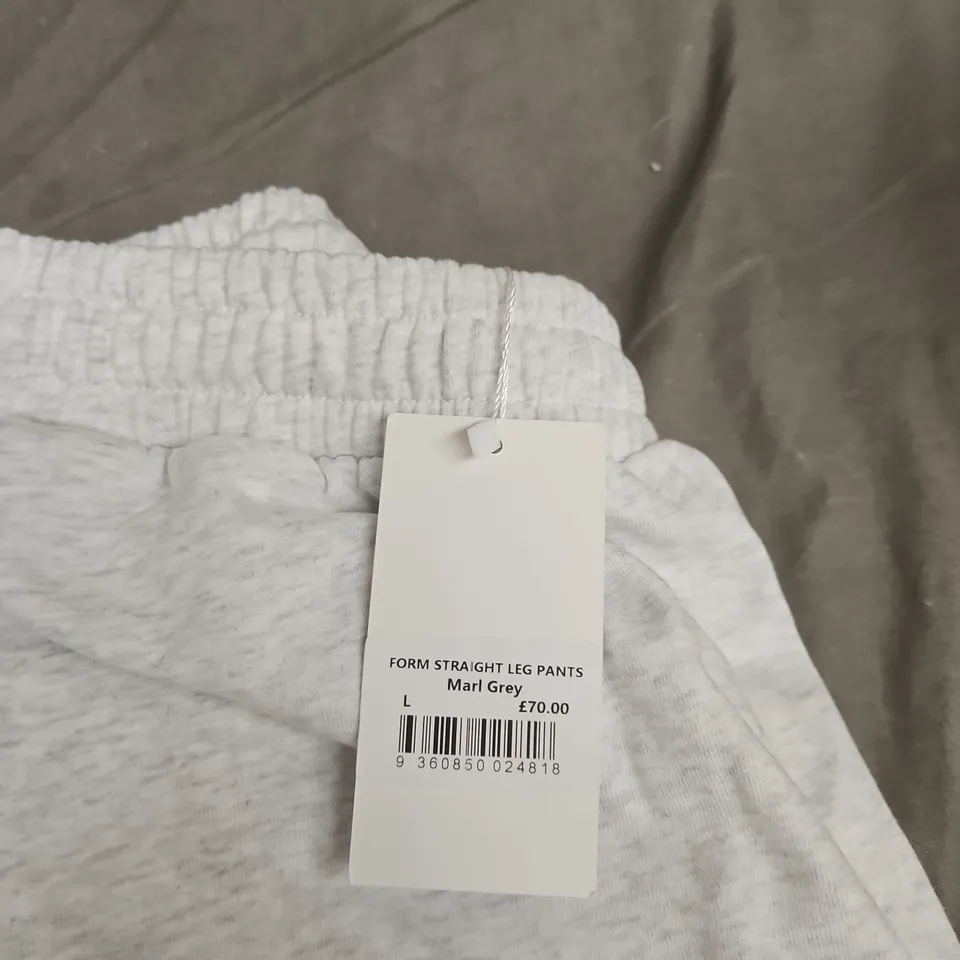 SOUTH.ST FORM STRAIGHT LEG PANTS – MARL GREY, UK SIZE L
