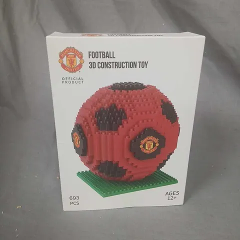 MANCHESTER UNITED FOOTBALL 3D CONSTRUCTION TOY, 693 PCS – OFFICIAL PRODUCT, AGES 12+