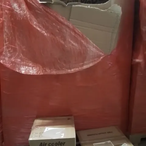 PALLET OF ASSORTED HOUSEHOLD GOODS AND PRODUCTS TO INCLUDE;STEAM CLEANER,AIR COOLER,BEACH CHAIR