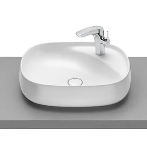BRAND NEW BOXED ROCA BEYOND ON-COUNTERTOP BASIN 560X430MM 1TH - WHITE