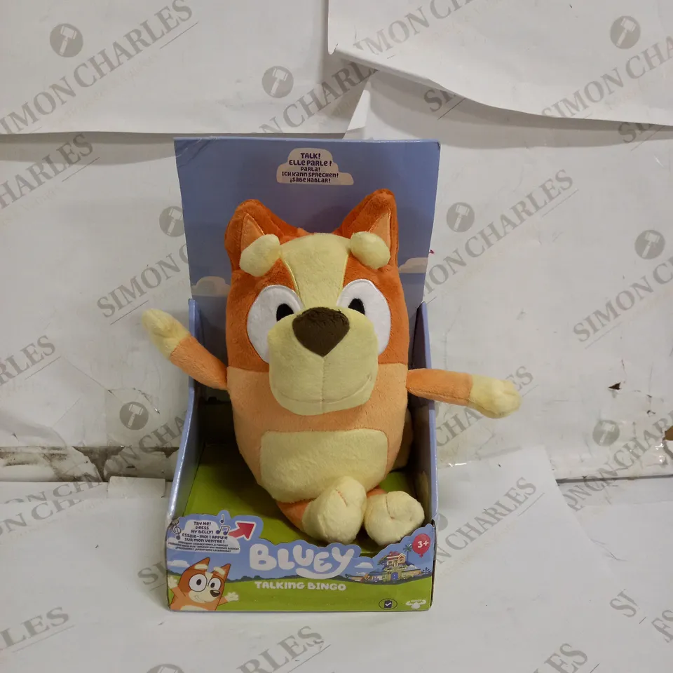 BLUEY TALKING BINGO PLUSH