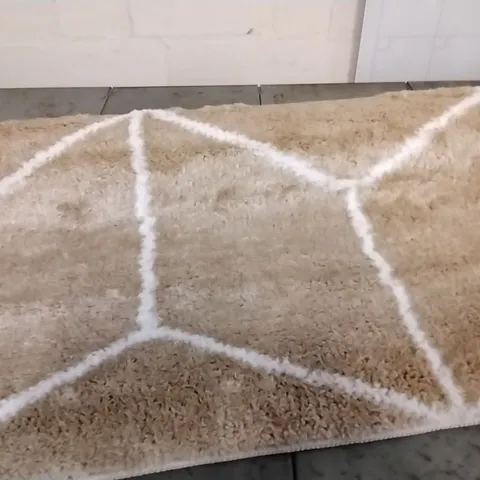 BRAND NEW PACO HOME KAUNAS CARPET IN BEIGE - 80X150CM