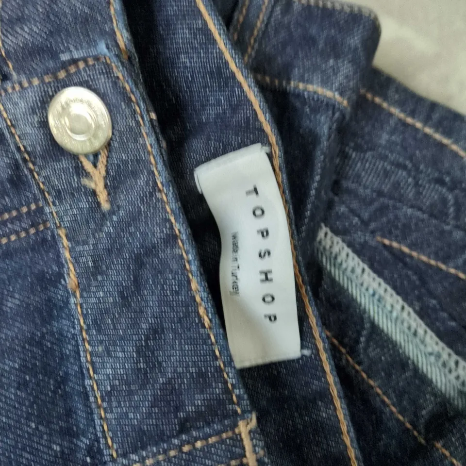 TOPSHOP JEANS – WOMEN’S DARK DENIM UK 8 (EU 36, US 4)