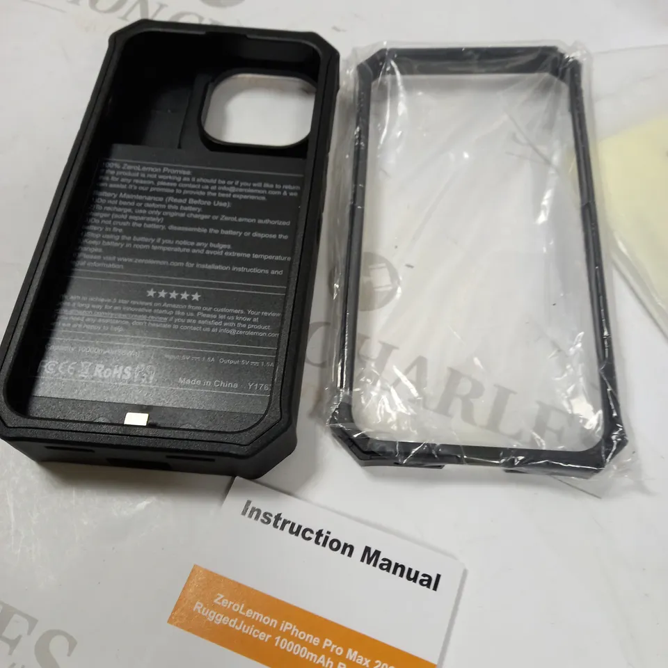 ZEROLEMON IPHONE PRO MAX 2022 RUGGEDJUICER 10000mAh BATTERY CASE 