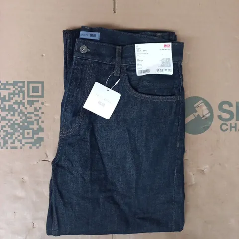 UNIQLO JWANDERSON STRAIGHT JEANS IN DARK NAVY SIZE 33