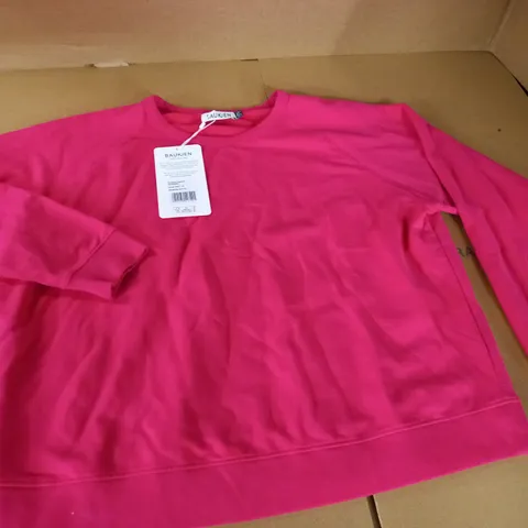 BAUKJEN MONTANA ORGANIC SWEATSHIRT IN PINK - UK 14