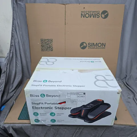 BLISS & BEYOND STEPFIT PORTABLE ELECTRONIC STEPPER – BOXED