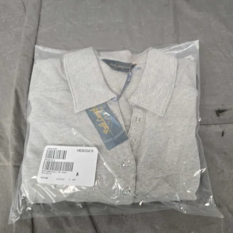 RUTH LANGSFORD SNAP BUTTON POLO TOP - 12