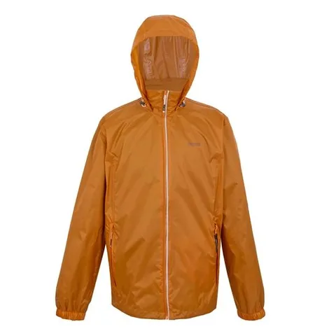 REGATTA MEN'S LYLE IV WATERPROOF PACKAWAY JACKET | FOX ORANGE XXL TAGGED