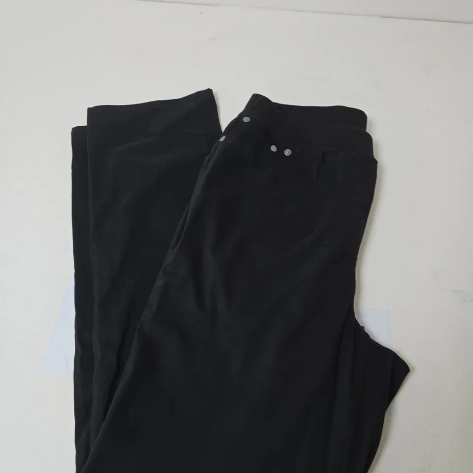 BONPRIX PULL ON TROUSERS BLACK SIZE 16