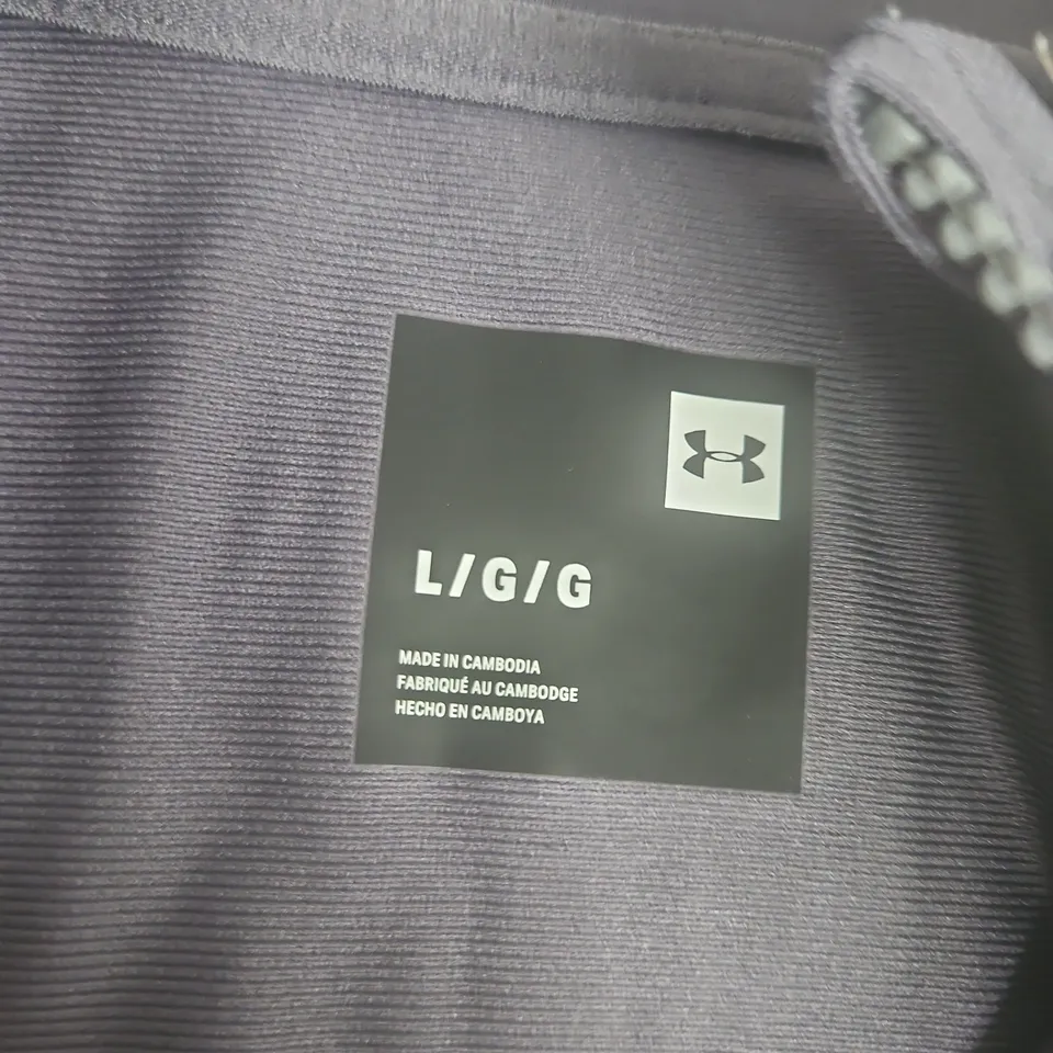 UNDER ARMOUR RIVAL KNIT TRACK SUIT IN GREY - LARGE
