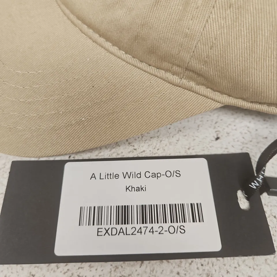 WHITEFOX A LITTLE WILD CAP-O/S, KHAKI, ONE SIZE