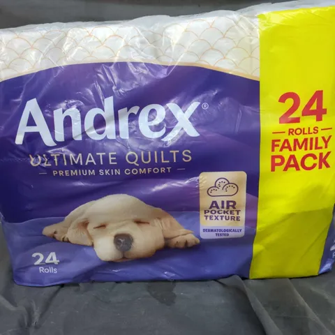 ANDREX ULTIMATE QUILTS TOILET TISSUE – 24 ROLL FAMILY PACK