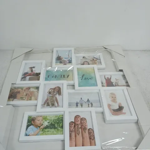 WHITE COLLAGE MULTI-PICTURE FRAME