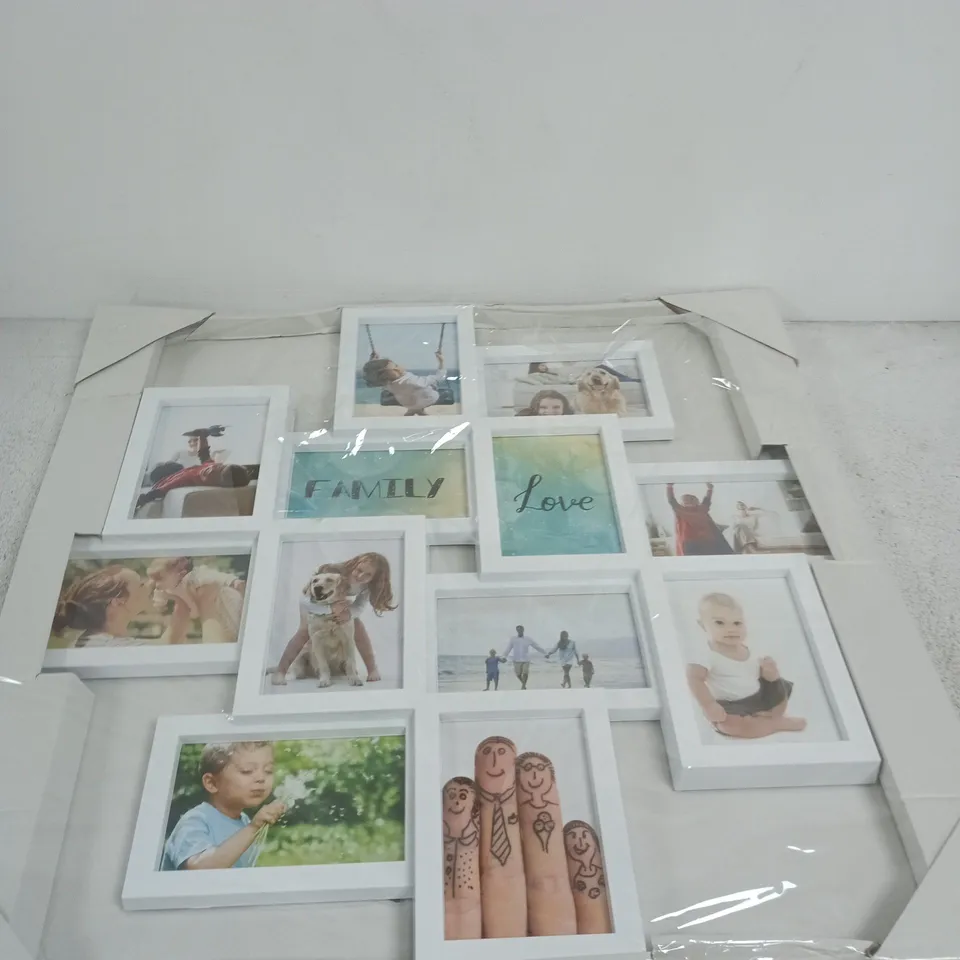 WHITE COLLAGE MULTI-PICTURE FRAME