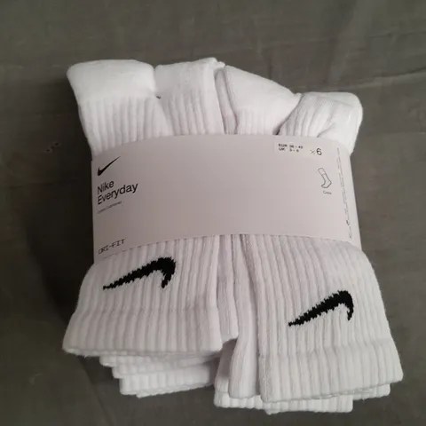 NIKE EVERYDAY 6-PACK OF SOCKS - UK 5-6