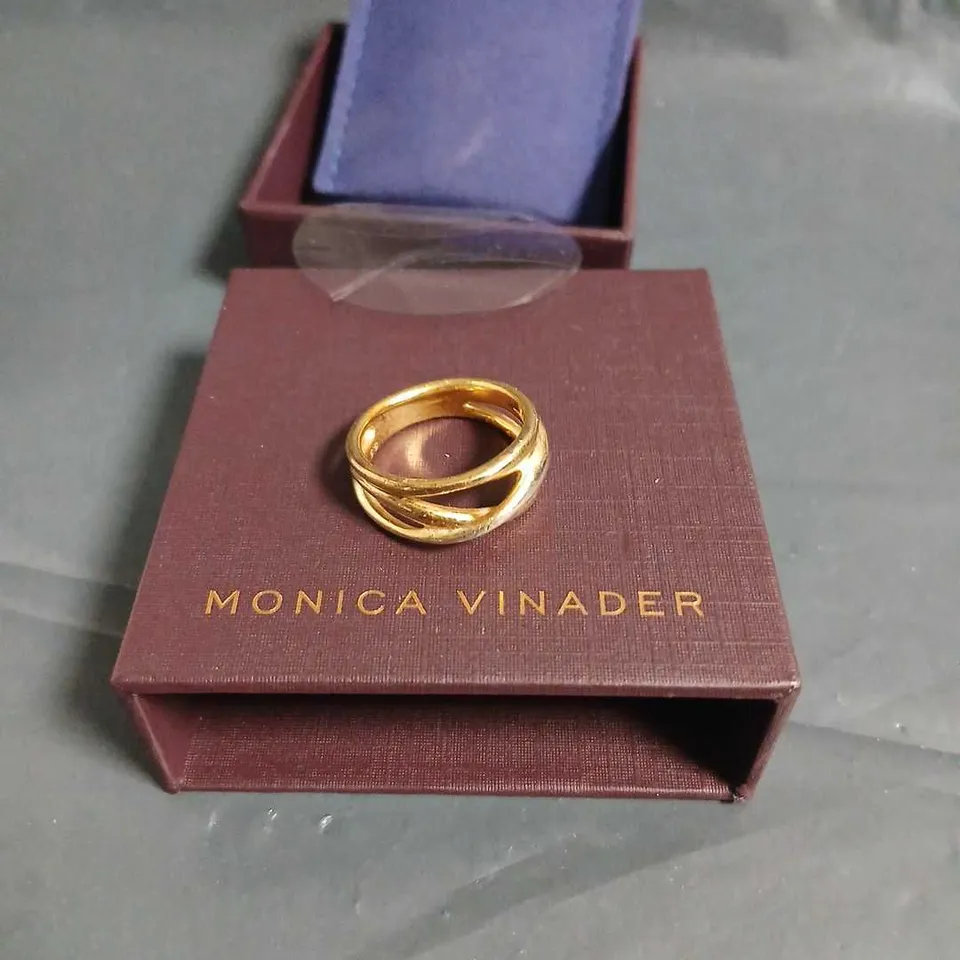 MONICA VINADER GOLD-TONE RING