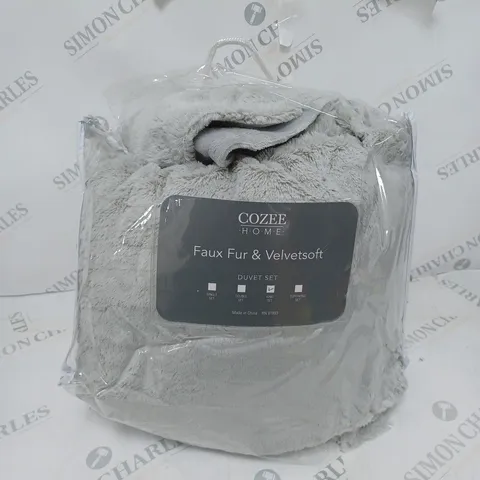 BOXED COZY HOME FAUX FUR VELVETSOFT