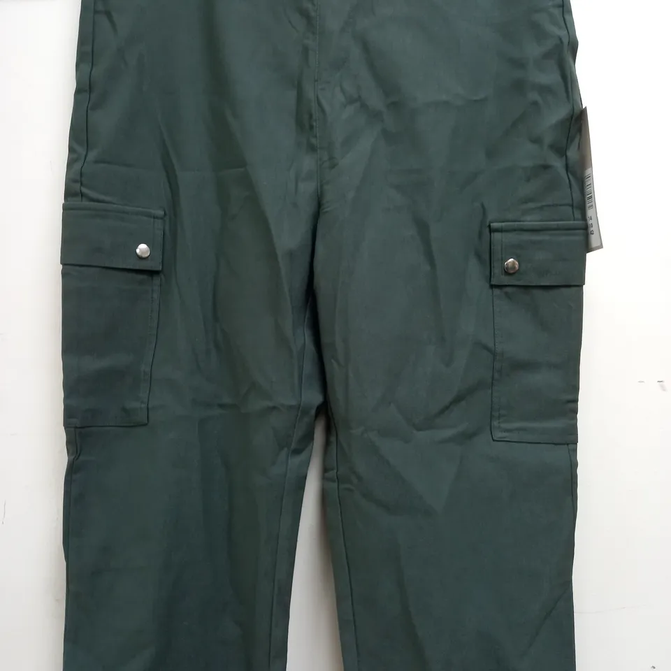 ROMAN BENGALINE CARGO PANTS IN KHAKI - UK 14