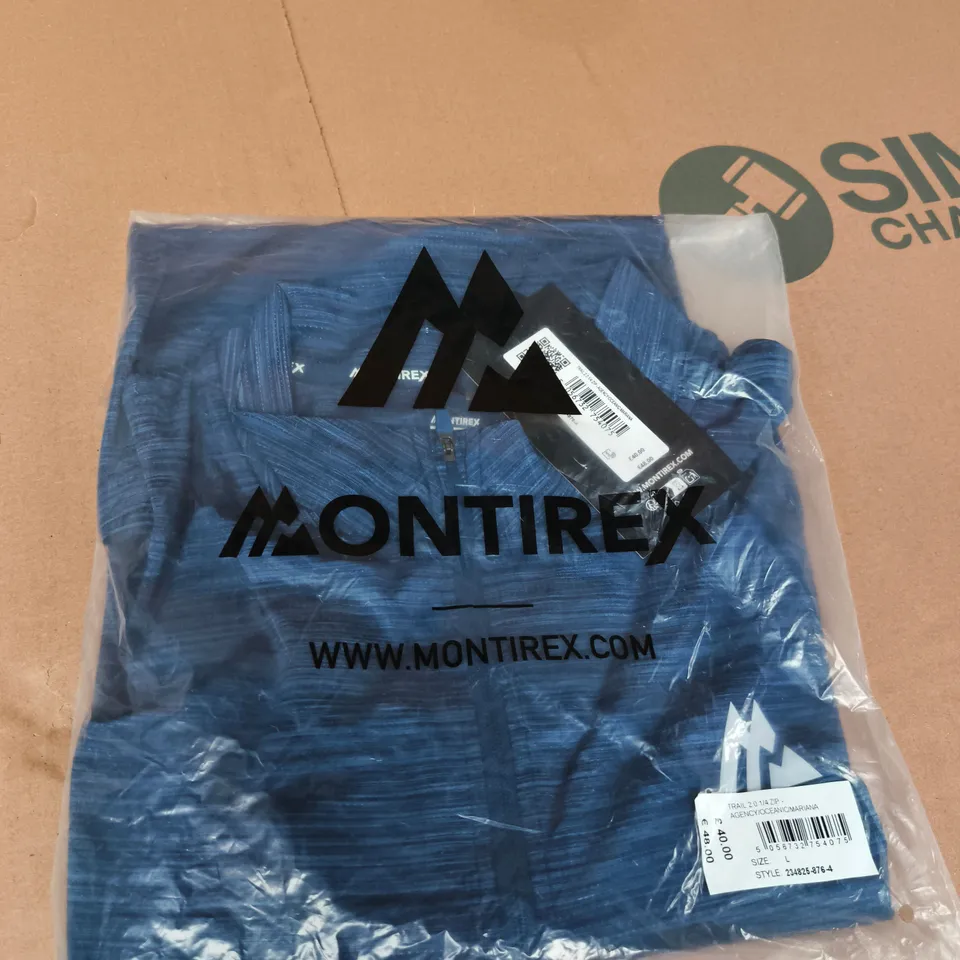 BAGGED MONTIREX TRAIL 2.0 1/4 ZIP - SIZE L